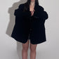 Black over blazer