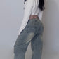 Balloon Denim Studs
