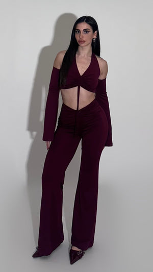 Burgundy set