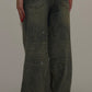 Wide leg luxury slavato