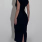 Dress Round shoulder