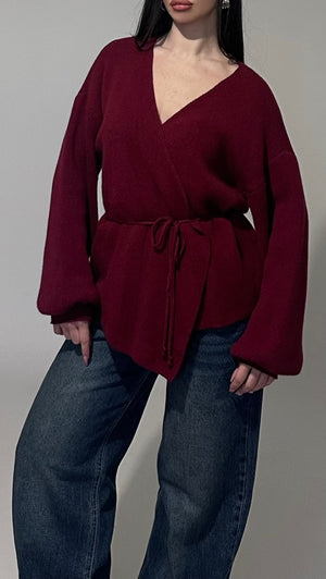 Cardigan incrociato Livia