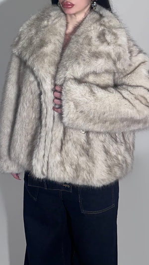 Cream Noelia eco fur