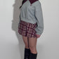 Collar sweatshirt