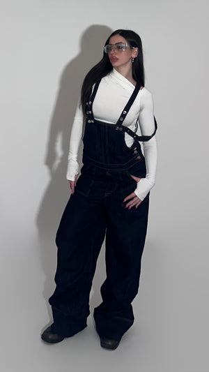 Denim suit