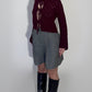 Cropped blusa w/ laces