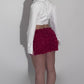 Mini skirt rose