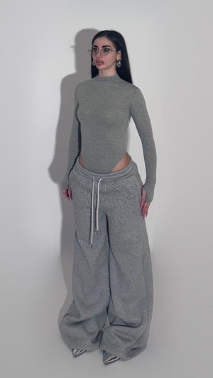 Body high-cut con manicotti