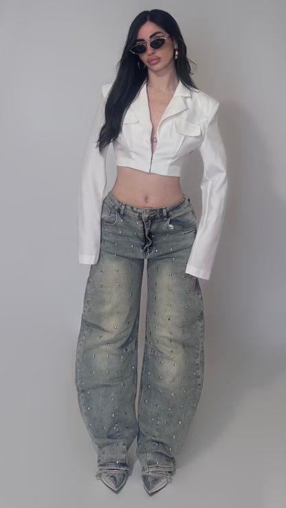 Crop Blazer Effe