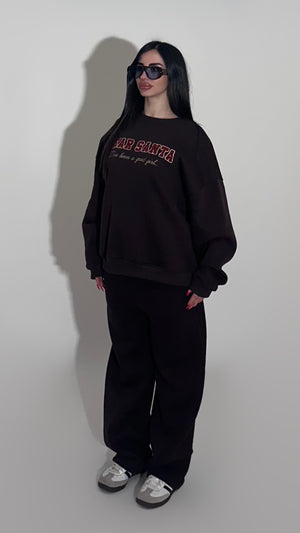 Brown cordset tracksuit by Lumina