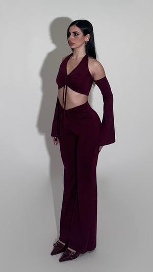 Burgundy set