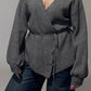 Cardigan incrociato Livia