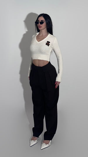 Pull crop teddy lumina