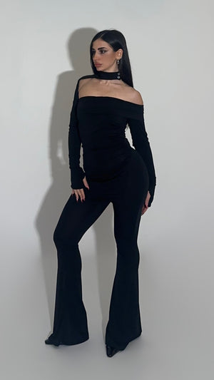 Smooth off the shoulder jumpsuit