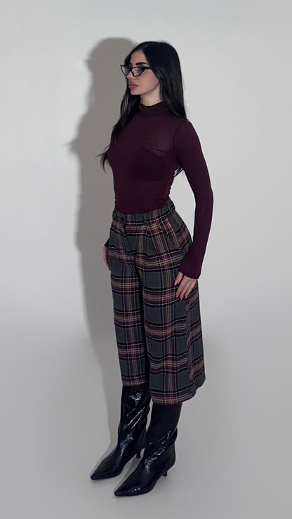 Oxford wool bermuda
