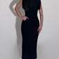 Dress Round shoulder