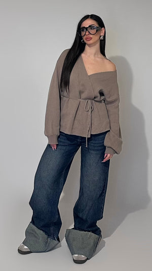 Cardigan incrociato Livia
