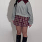Collar sweatshirt