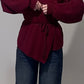 Cardigan incrociato Livia
