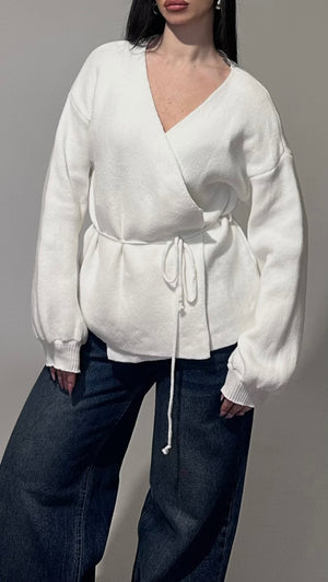 Cardigan incrociato Livia