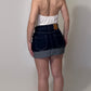 Lumina denim miniskirt