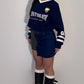 Double denim skirts