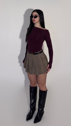Skirt and short tartan