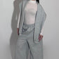 Jogger baggy w/ sleeves grigio perla
