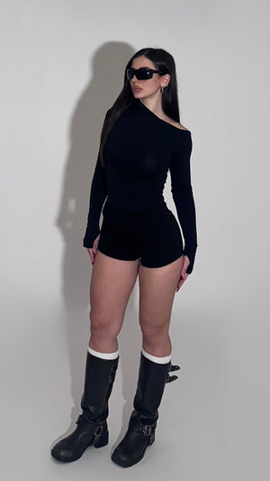 Mini shorts high waist